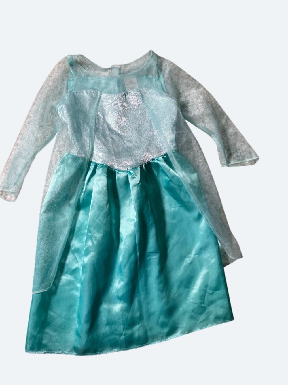 Disney Frozen-Inspired Fantasy Play Costume 4-6X Turquoise Long Sleeve Dress